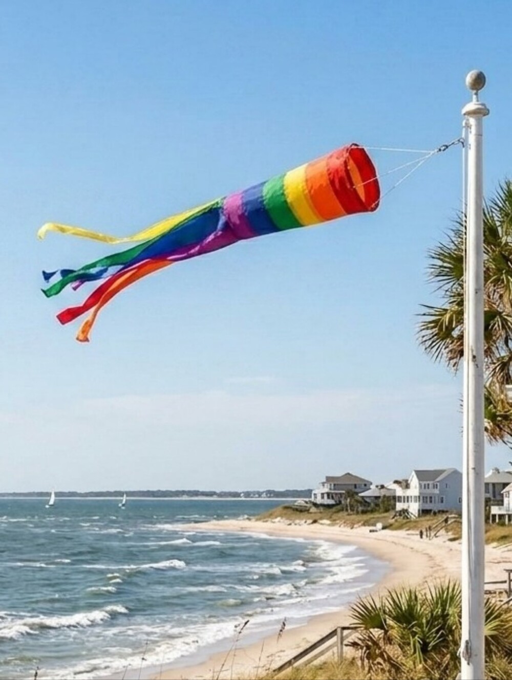 Rainbow Column 🌈 24" windsock #4846